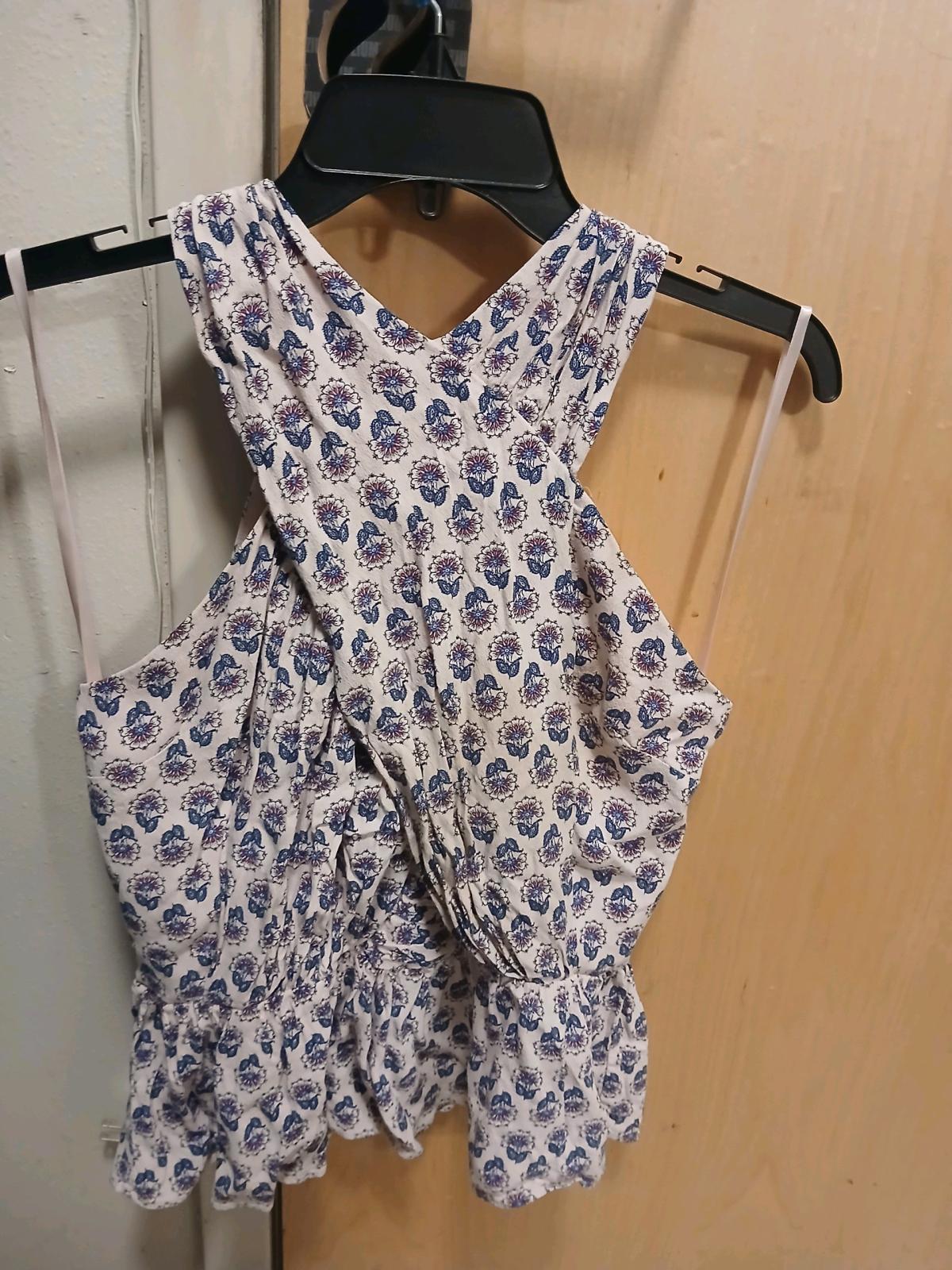 womens small petite blouse tank top