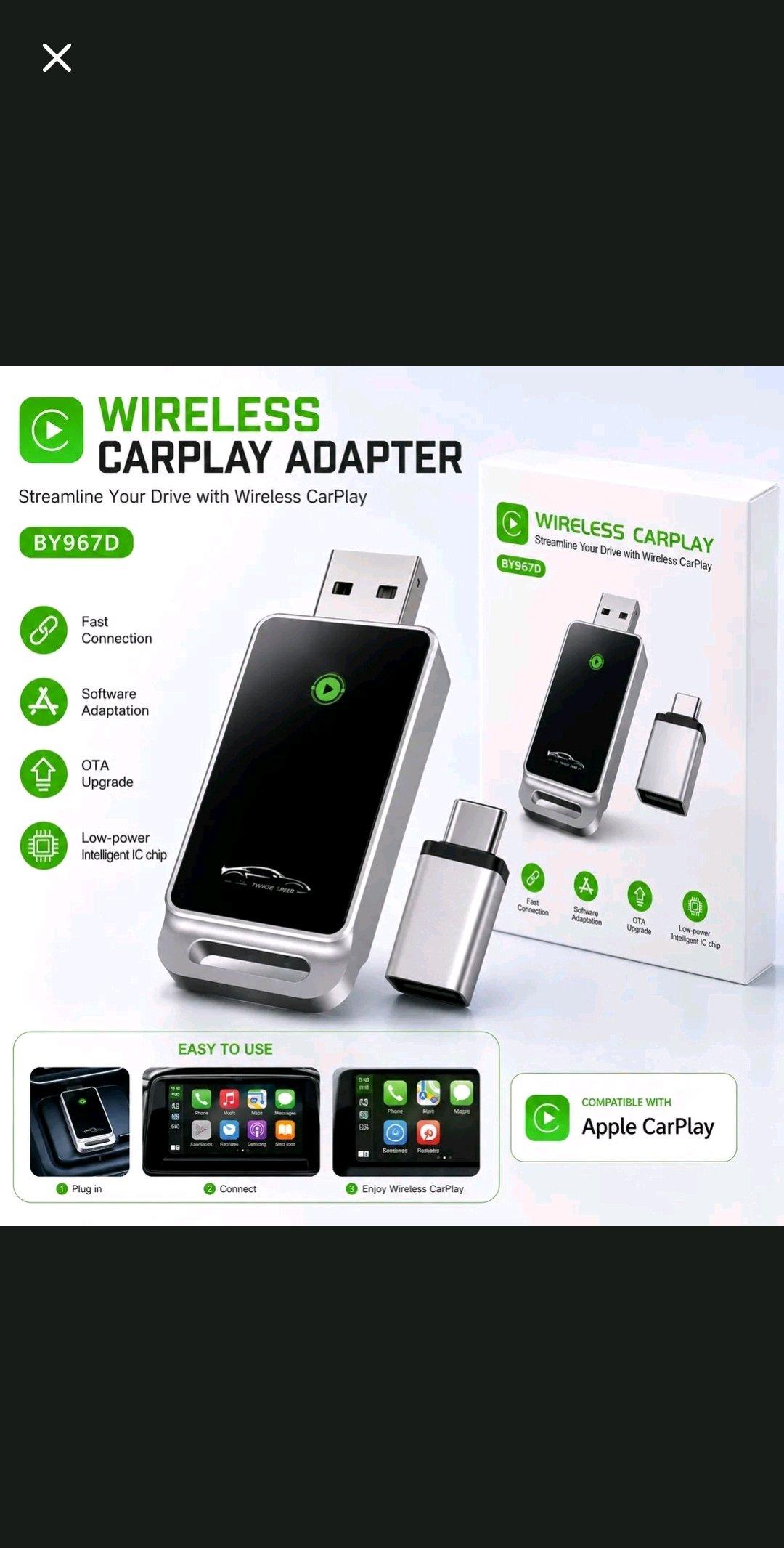 Wireless CarPlay Adapter bran new