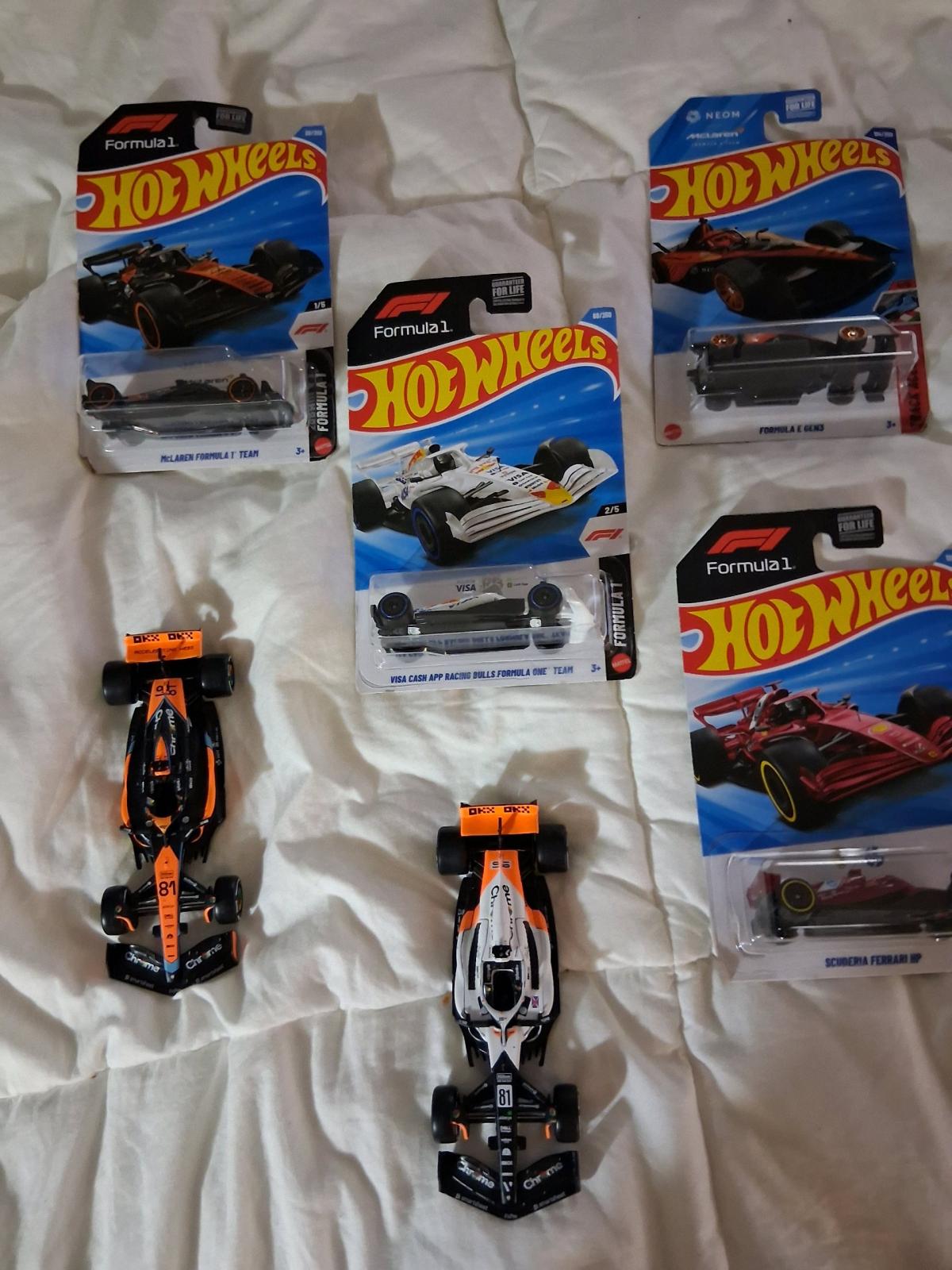 F1 hot wheels collection