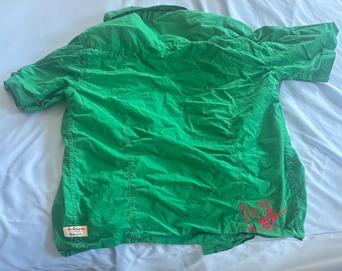 True Religion Men sportswear California style green short sl