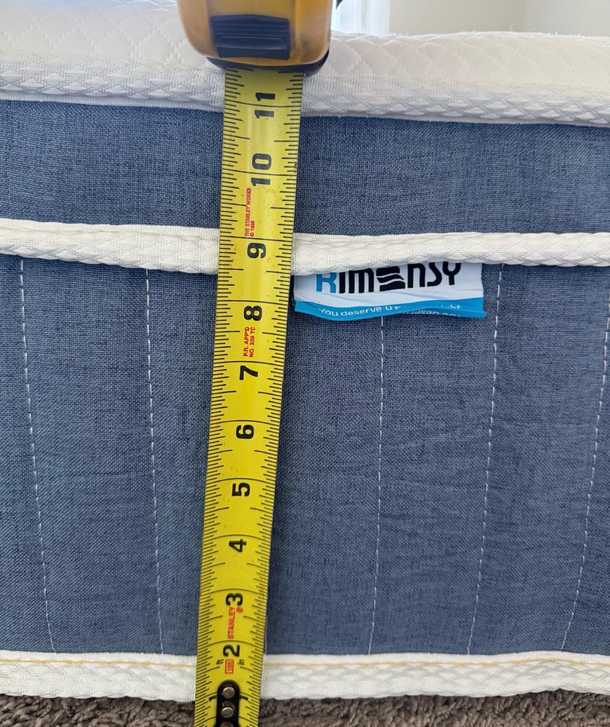 LikeNew RIMENSY Hybrid Mattress  Memory Foam  Individual