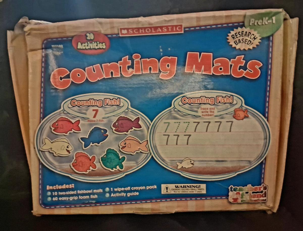 Scholastic Counting Mats Educational Toy