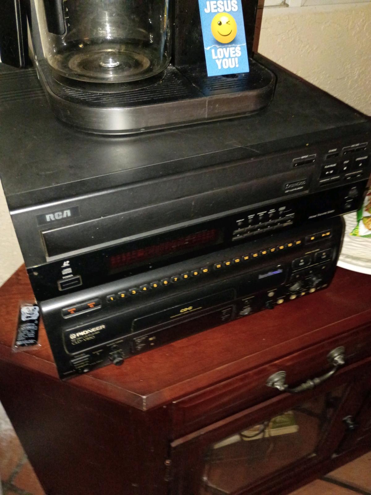 pioneer  and rca cd component player
