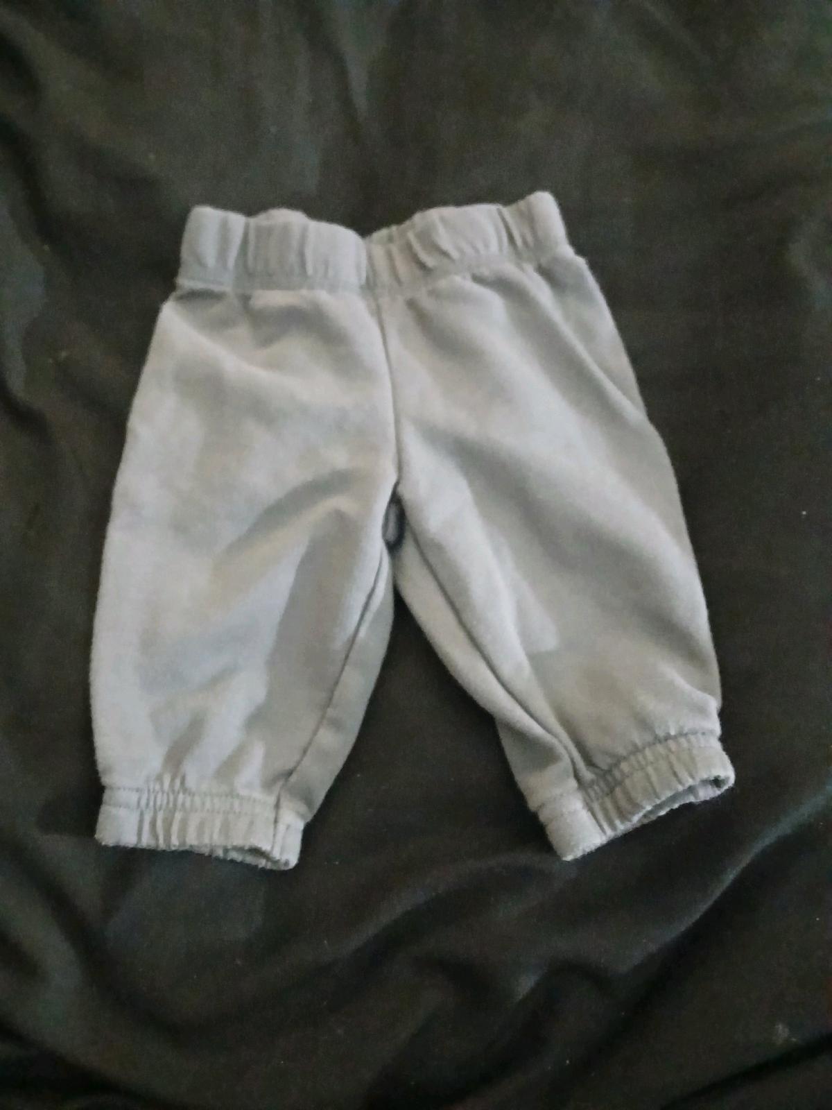 baby boys grey sweatpants 0m to 3m
