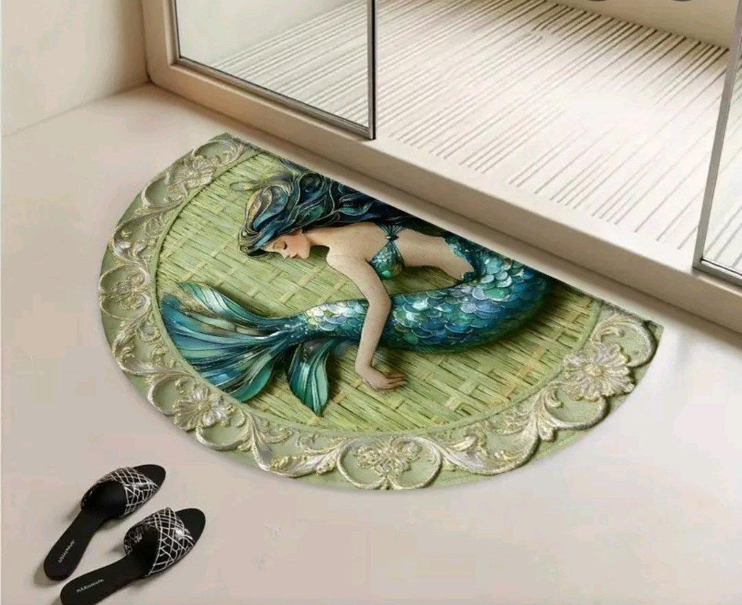Mermaid Themed Area Rug