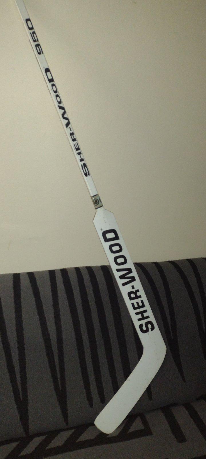 Blackhawks NHL hockey stick with autographs