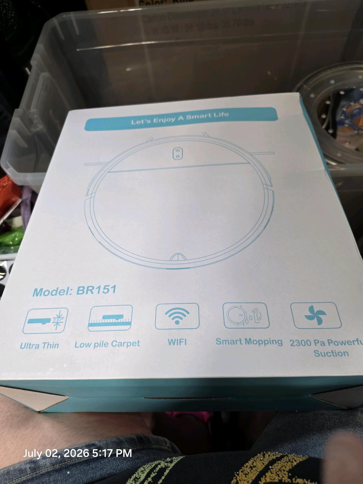 Cordless programmable vacuum