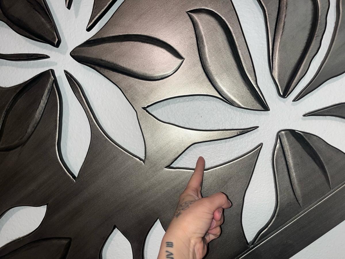Tropical Botanical Floral Cutout Wall Art