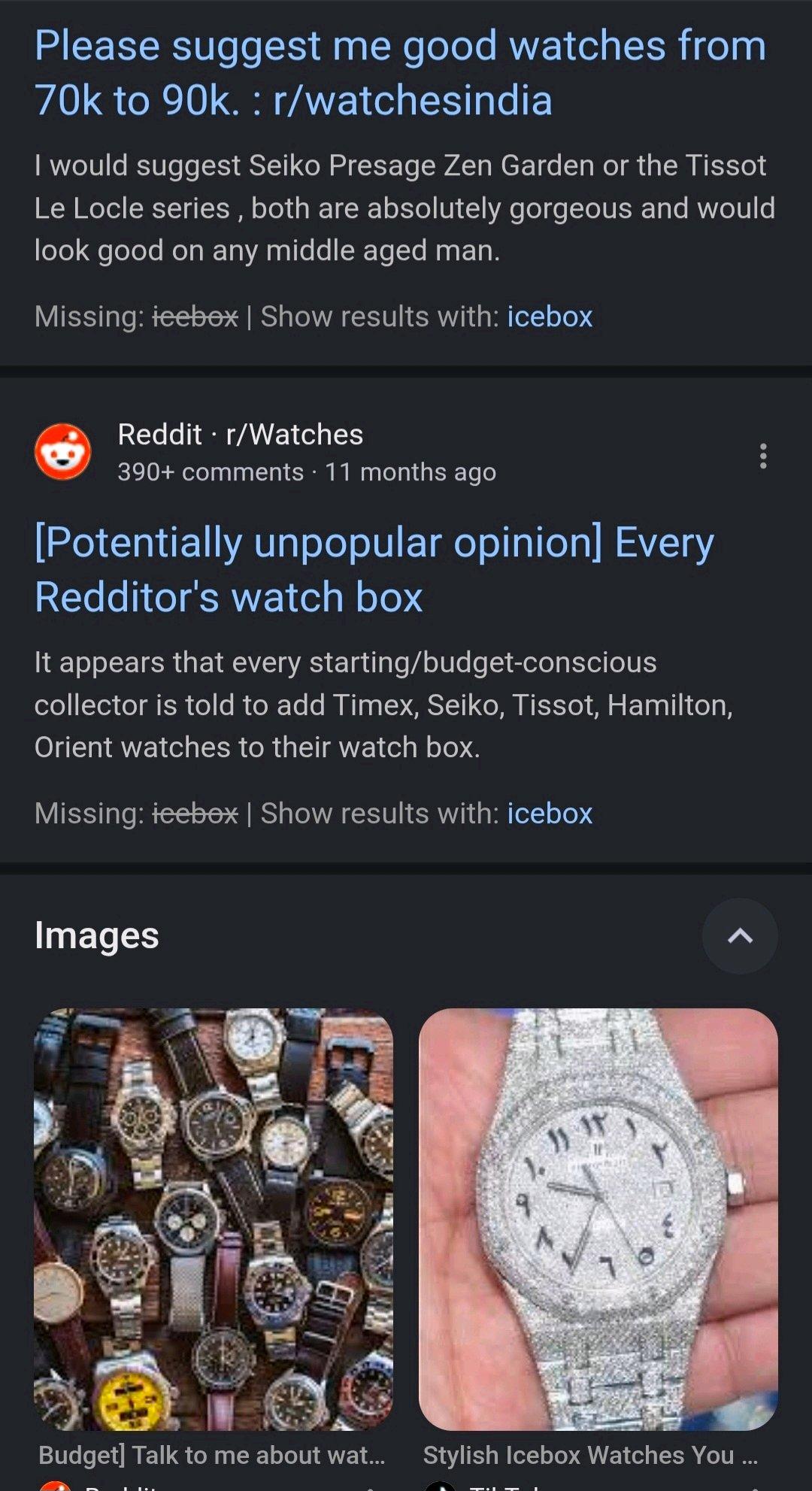 ICEBOX Diamond Watch