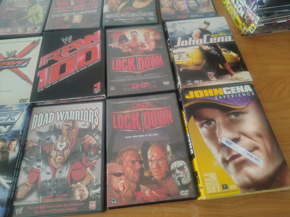 WWE DVD  Collectibles Lot  Great for Fans  Collectors