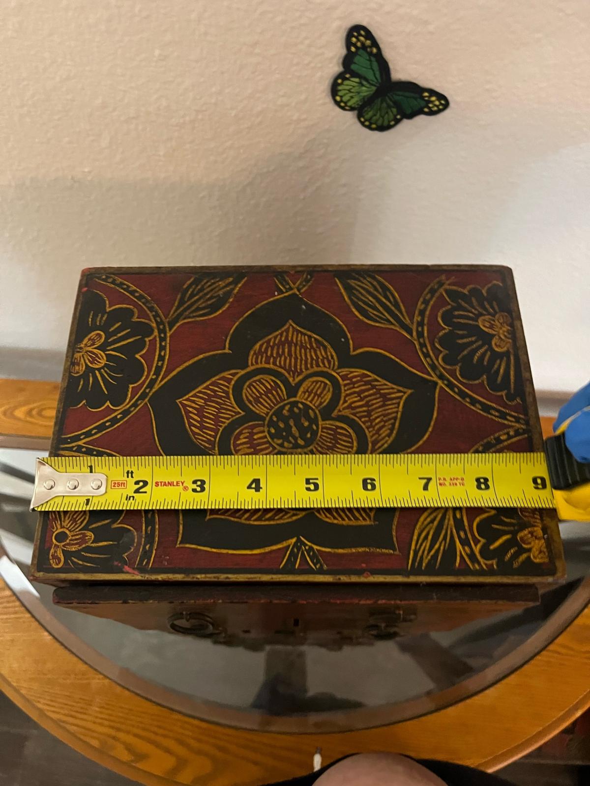 Hand Painted Apothecary Drawer Chest