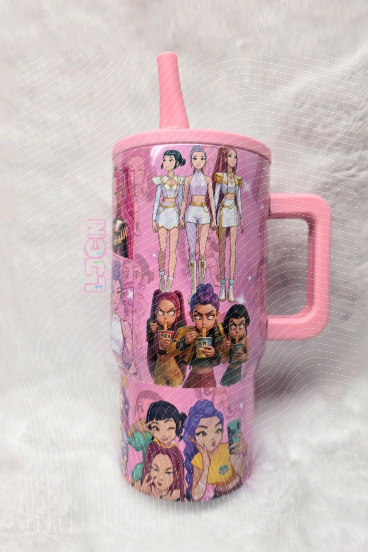DEMON HUNTERS 20oz FLIP STRAW TUMBLER
