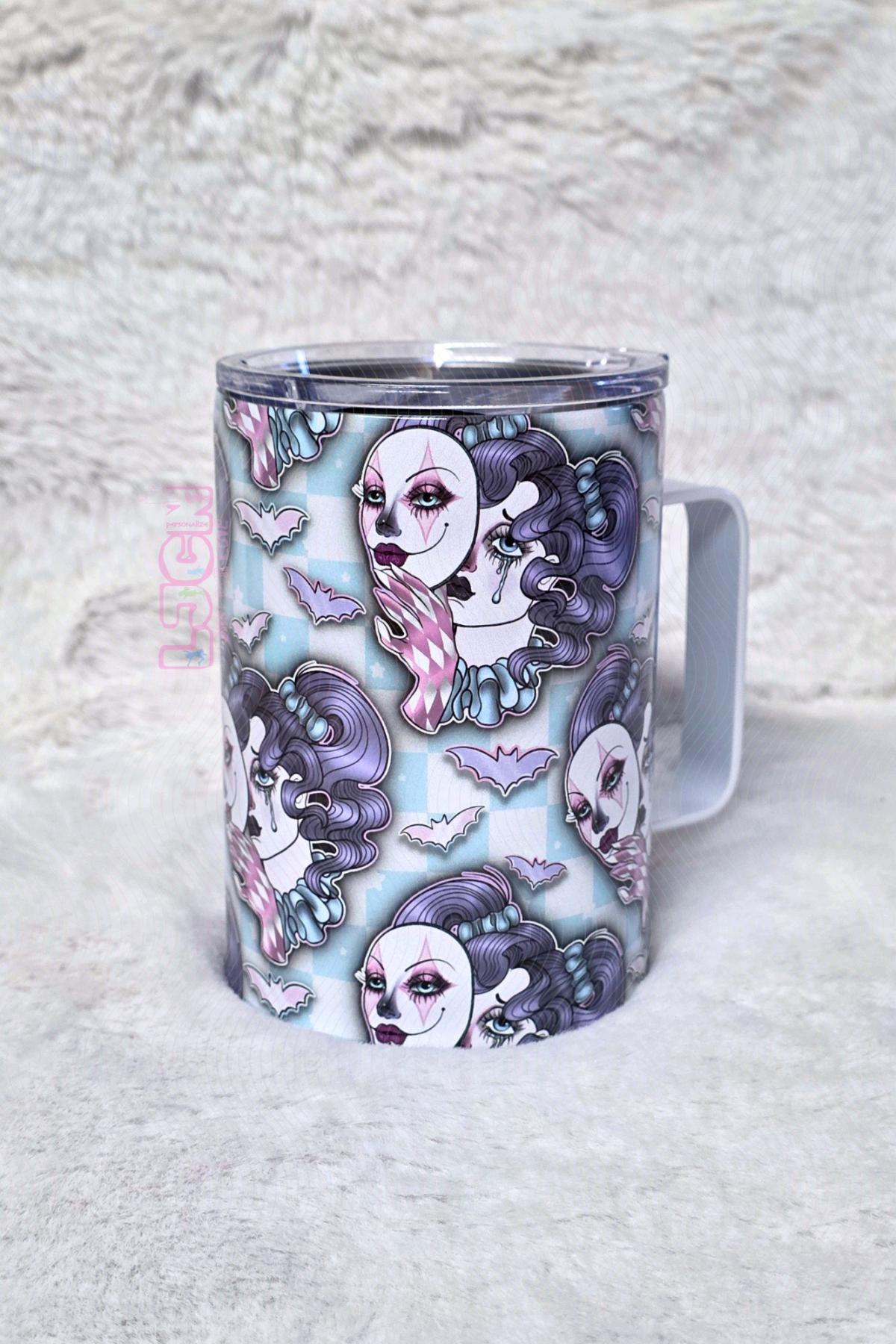 GIRL CLOWN 16oz TUMBLER MUG