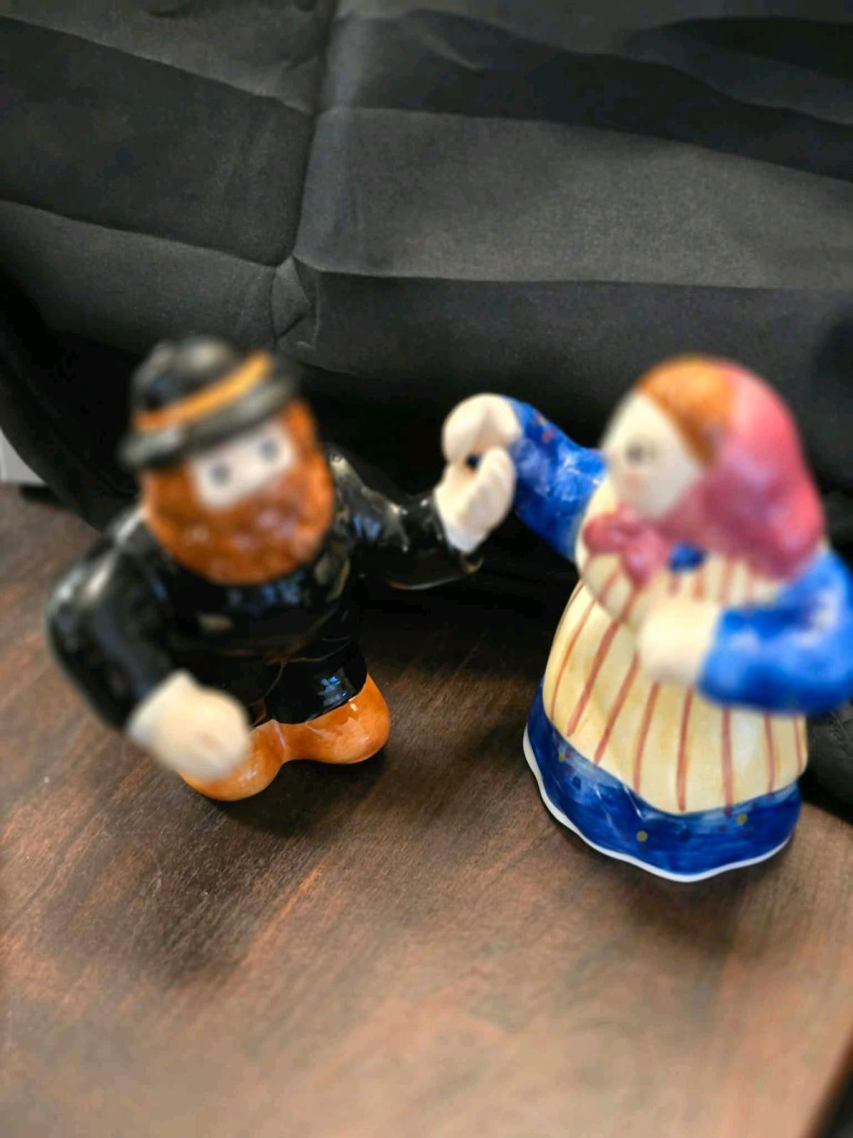 Vintage Judaica Salt and Pepper Shaker Set