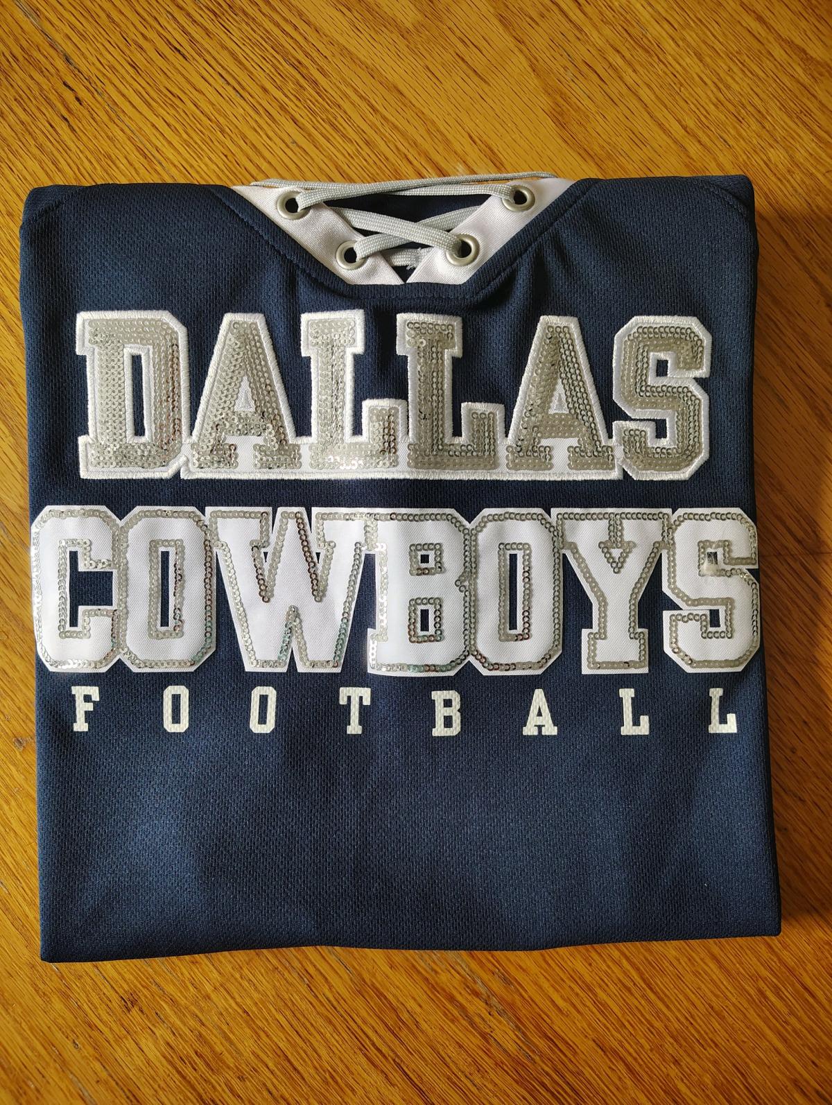 Womens Dallas Cowboys Jersey  Fashion Style with LaceUp Deta