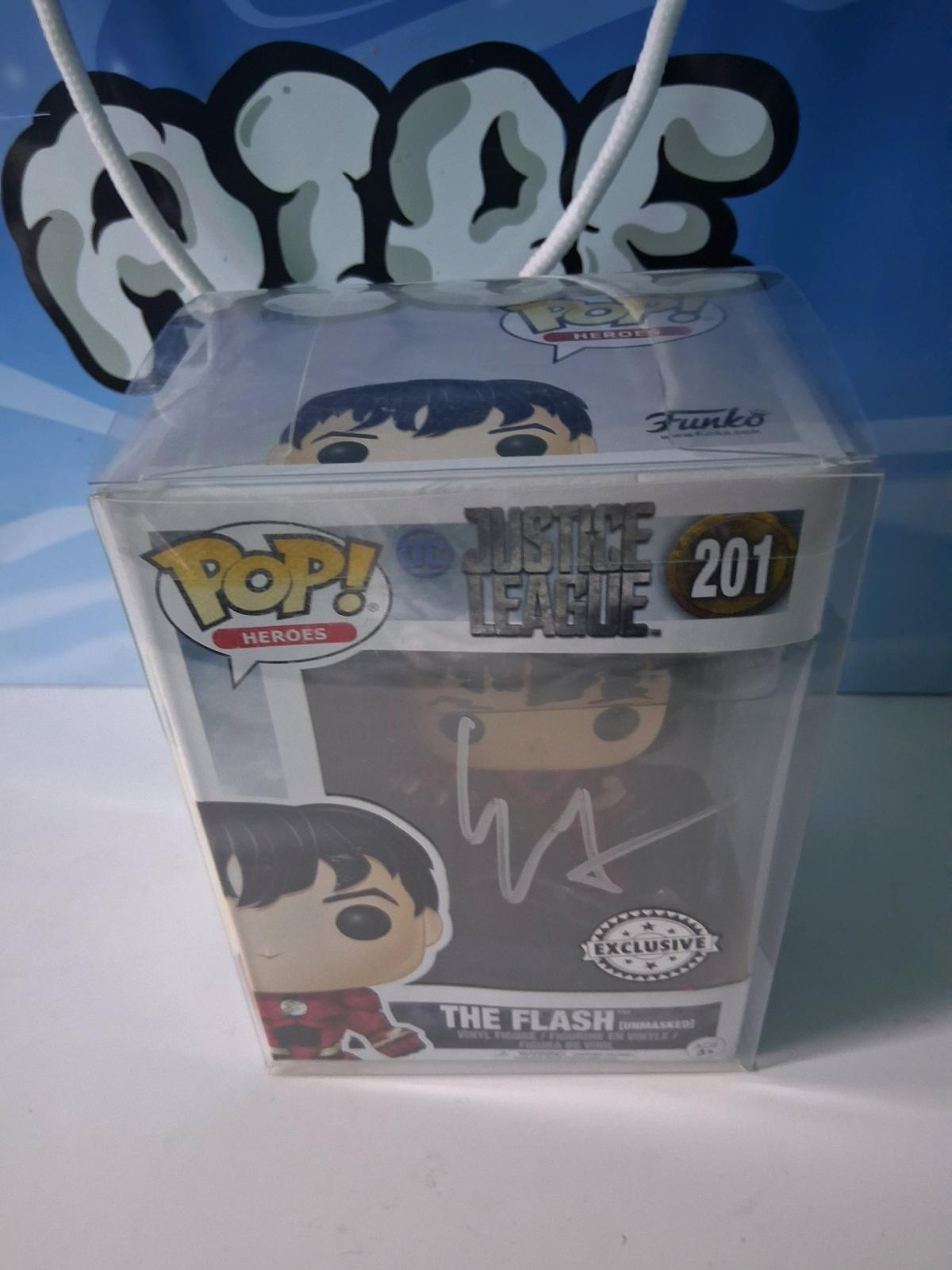 The Flash Signed Funko Pop With COA
