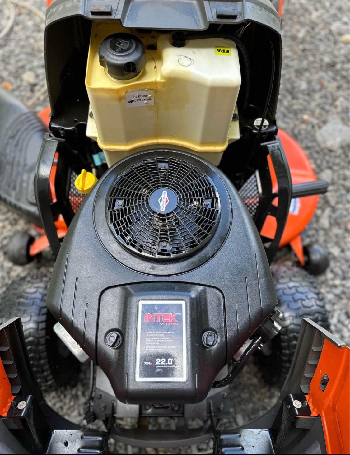 Husqvarna YTA22V46 46 Riding Lawn Mower  22HP VTwin  Runs