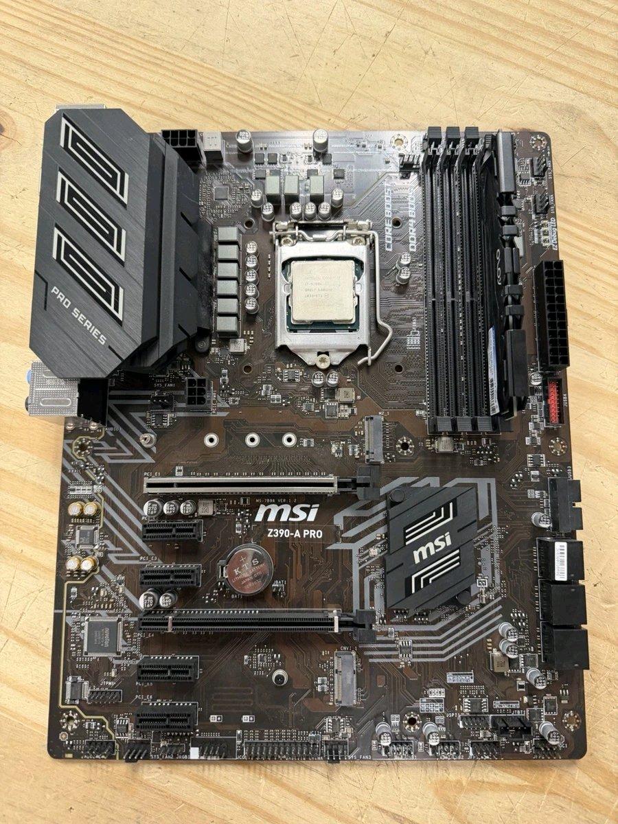 MSI PRO Z390A PRO LGA 1151 300 Series Intel Z390 ATX Intel M