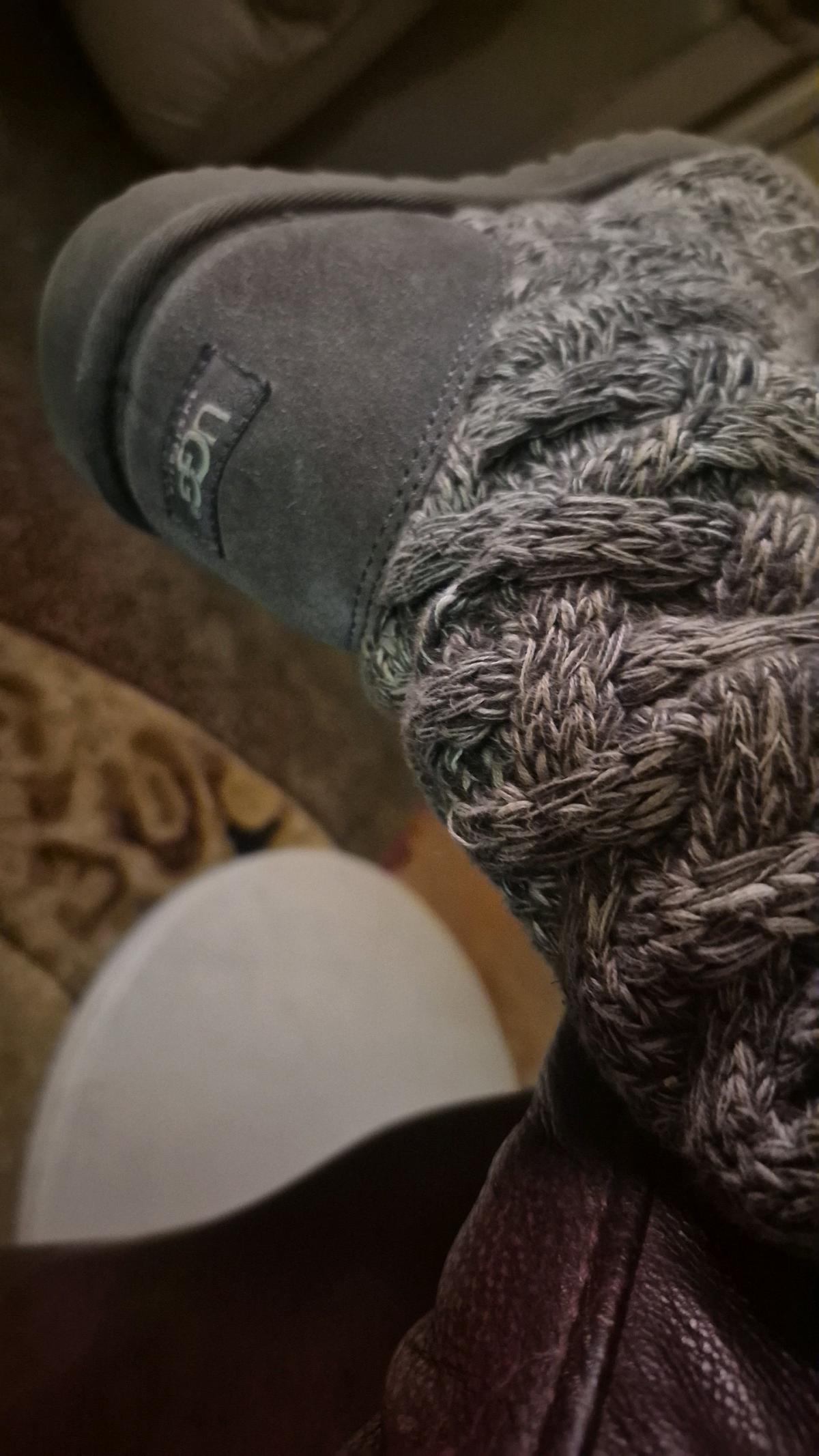 Comfy Knit Thigh High Ugg Boots
