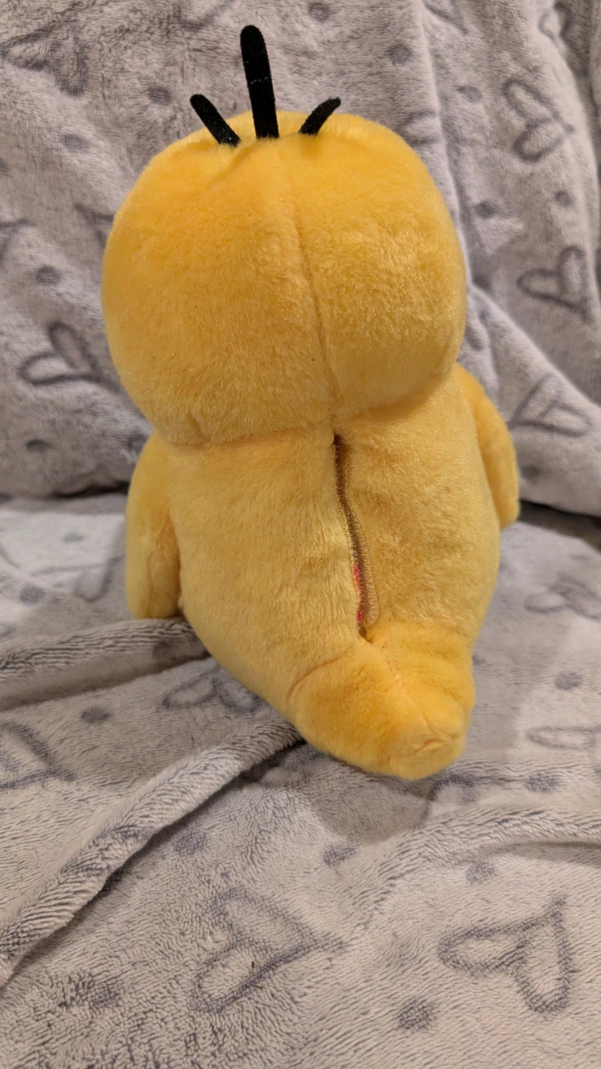 psyduck detective Pikachu plush that makes noise