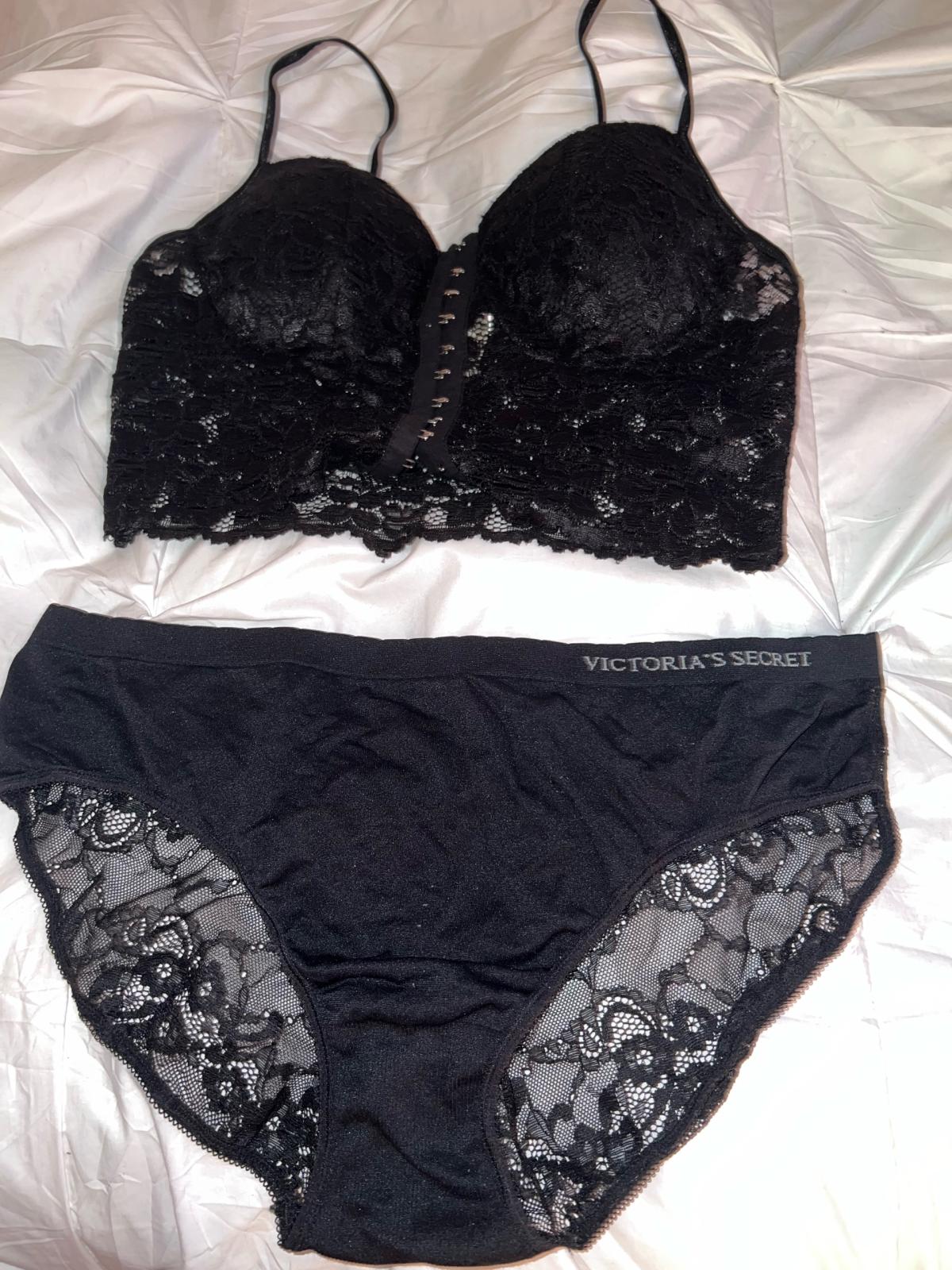 black lace lingerie set lg