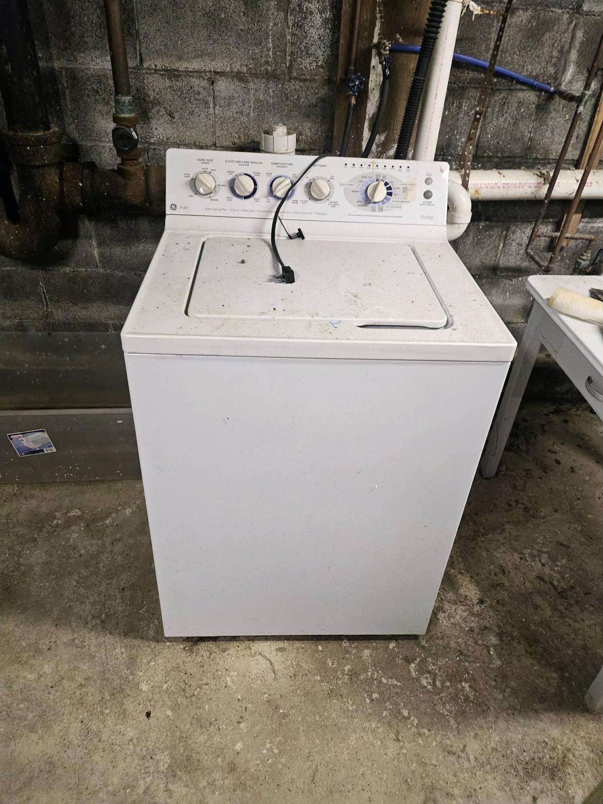 GE Profile Prodigy top load agitator Washing Machine