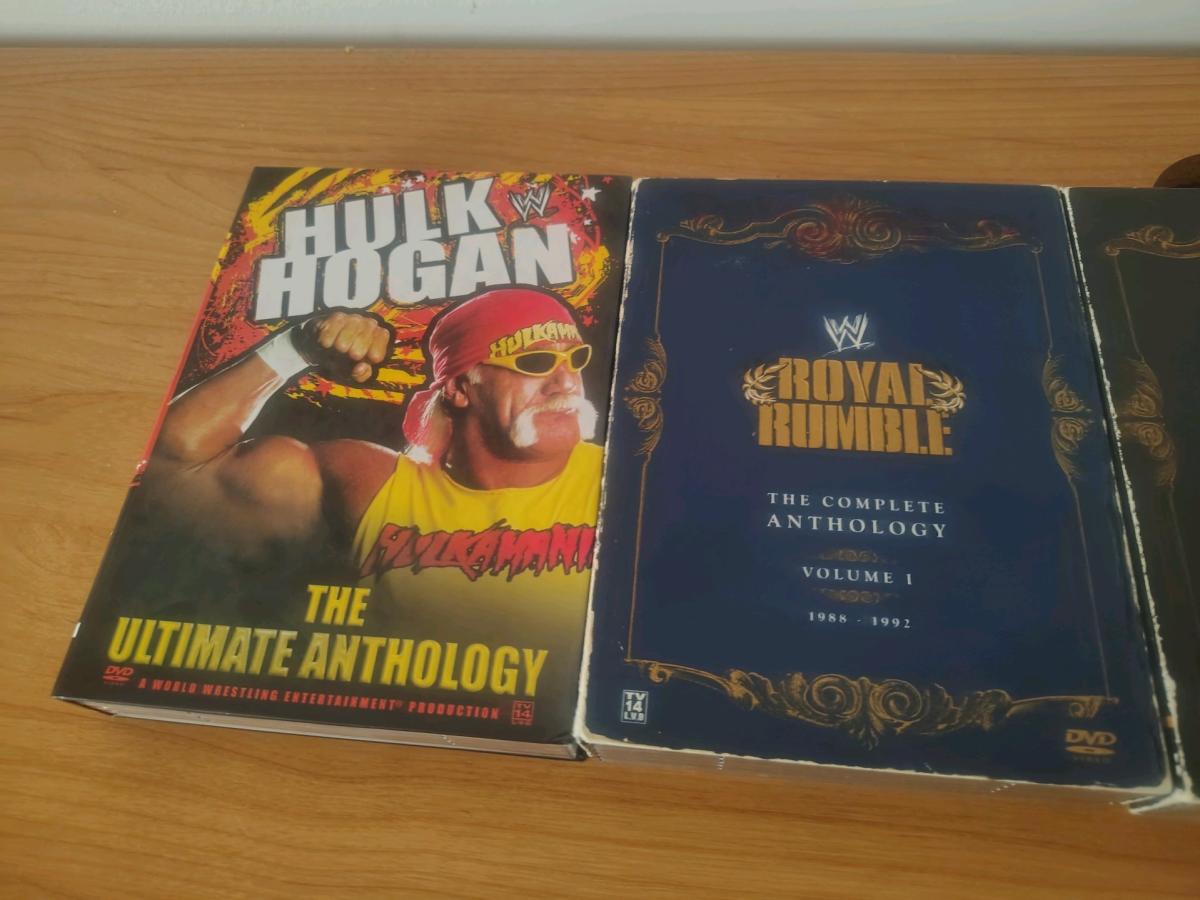 WWE DVD  Collectibles Lot  Great for Fans  Collectors