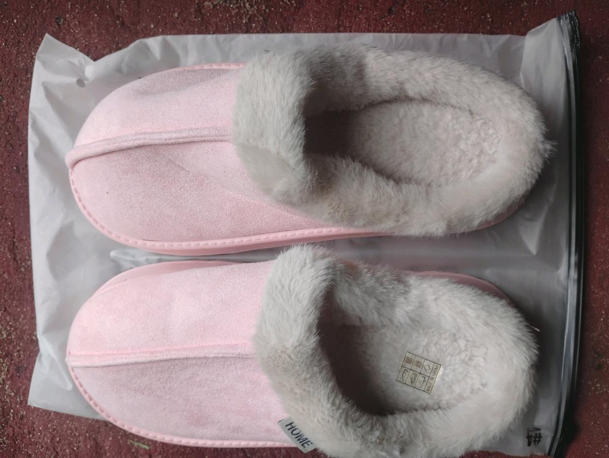 A Nice Pair of New Womens Pink Slippers