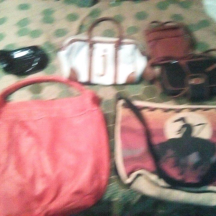 Bags and a couple purses