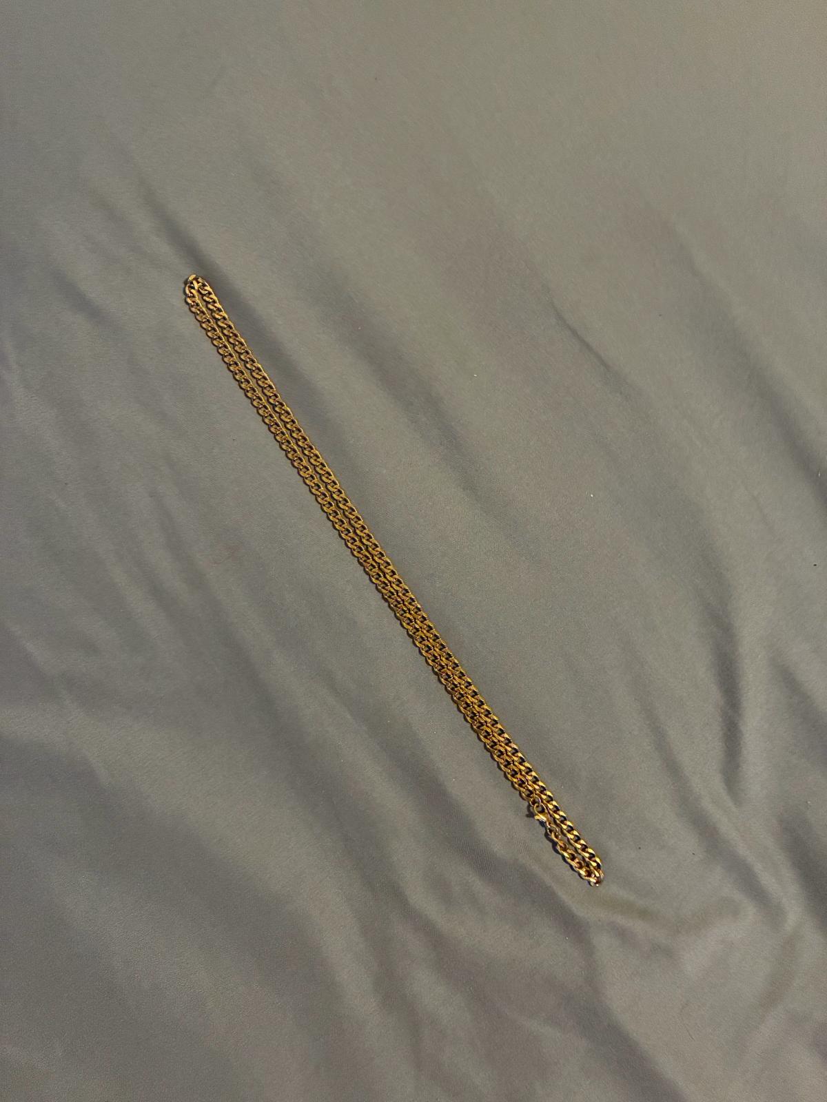 18k gold plated chain