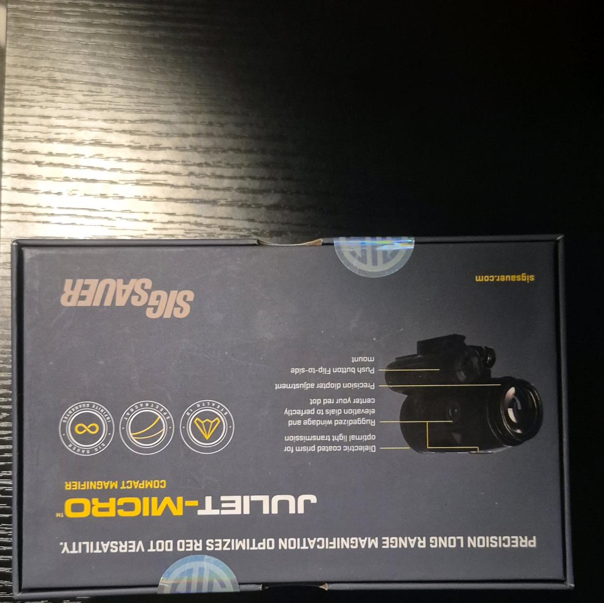 julet micro compact magnifier sig sauer