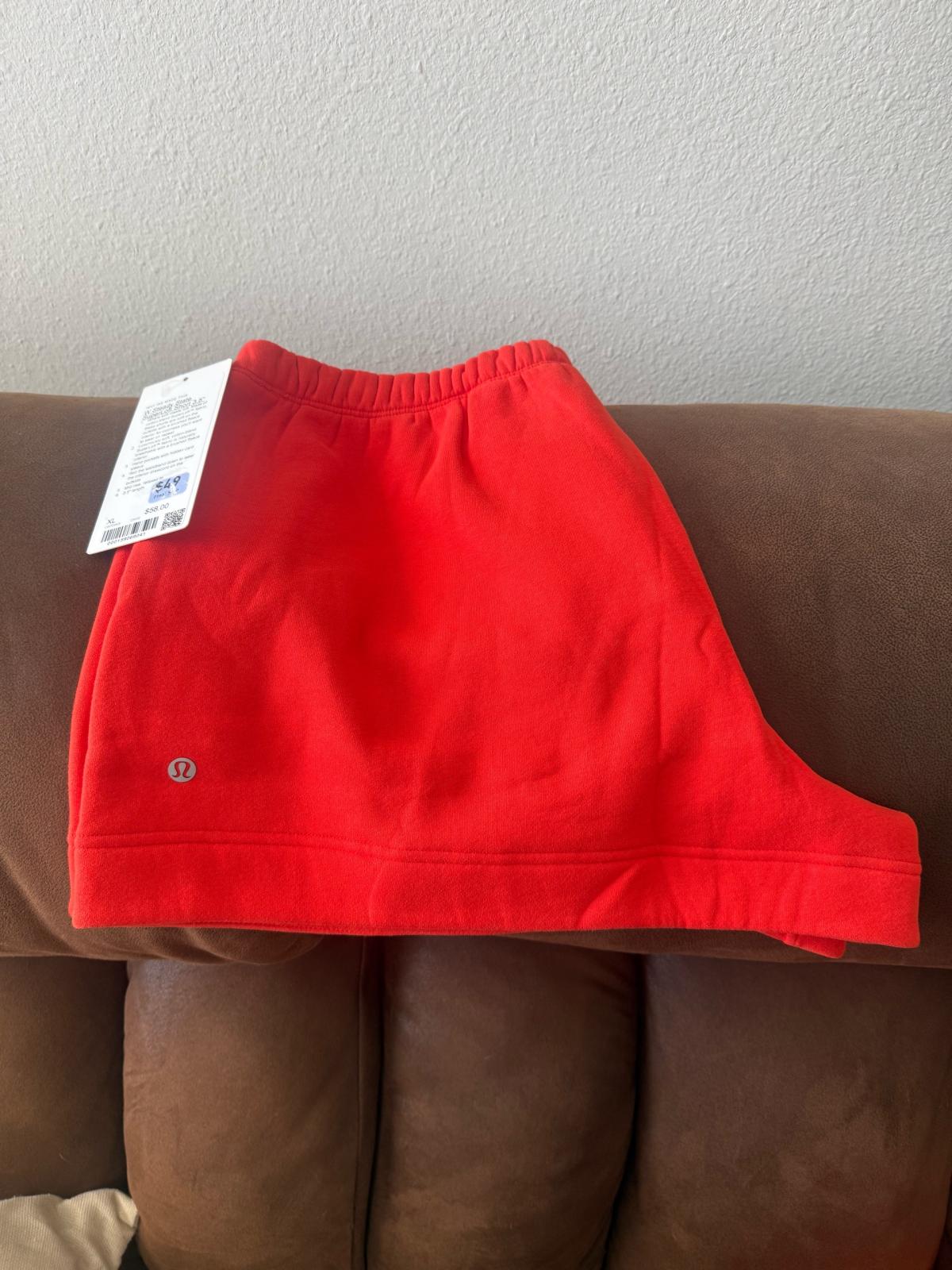 cherry ember lululemon shorts