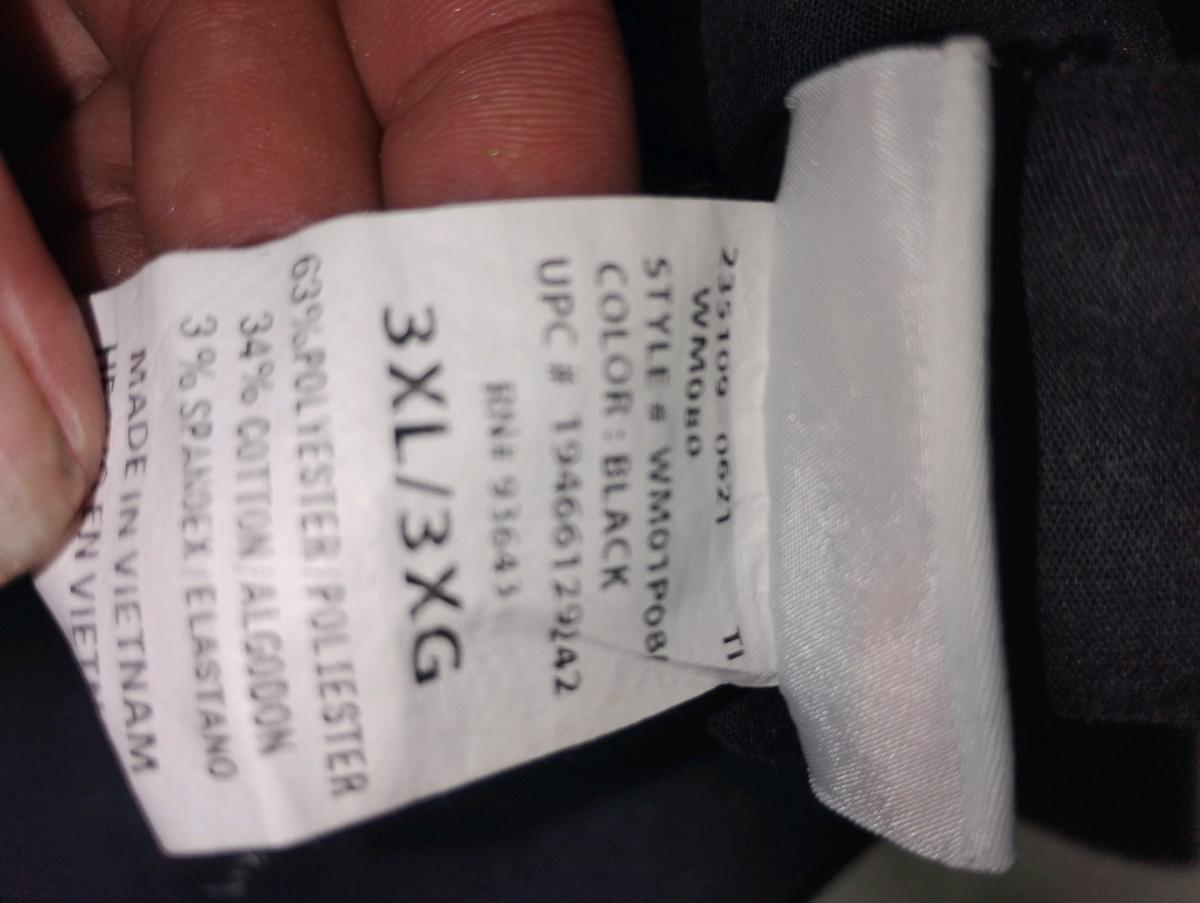 A Nice Pair of Dark Grey 3XL Scrub Pants