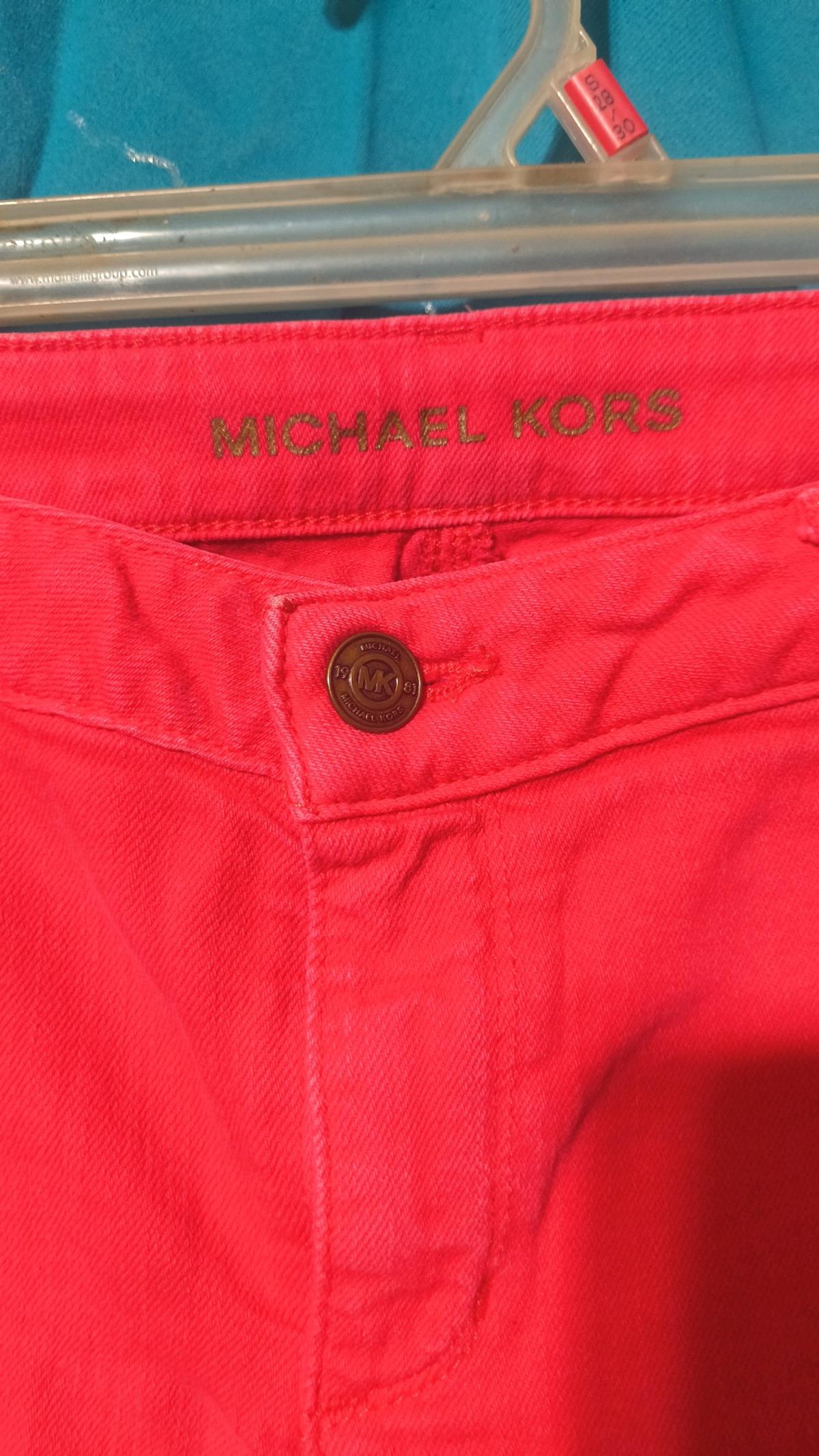 Michael Kors Red skinny jeans