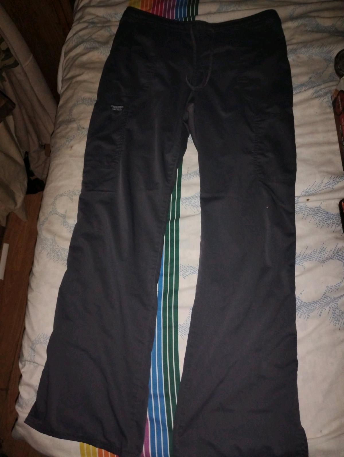 A Pair of Grey Large Scrub Pants