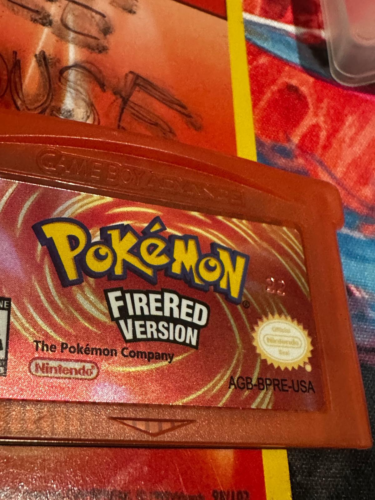 Pokemon Fire Red Version for Nintendo GBA