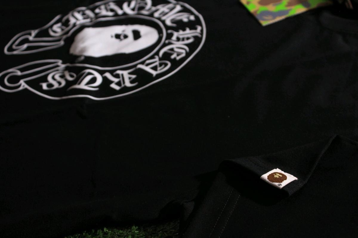 Mens Y2K Black Tshirt Ape Head Logo