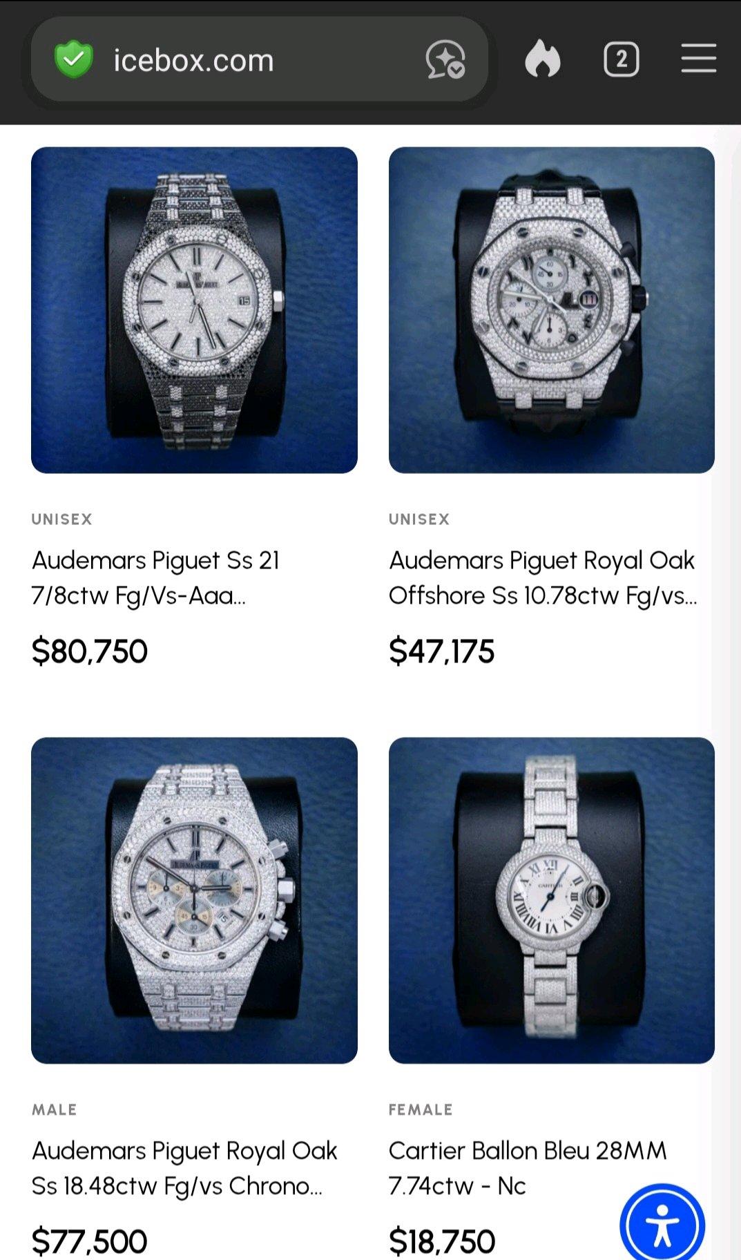 ICEBOX Diamond Watch