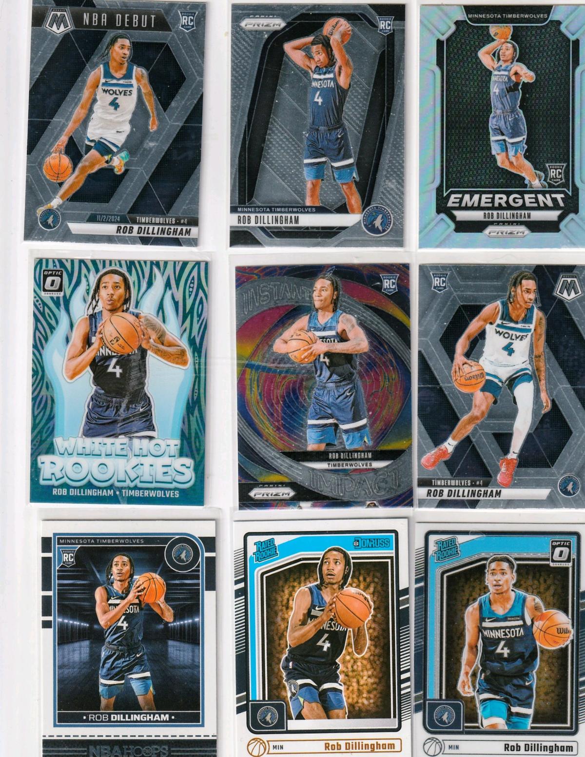 Panini Basketball Football Rookie and insirt mix
