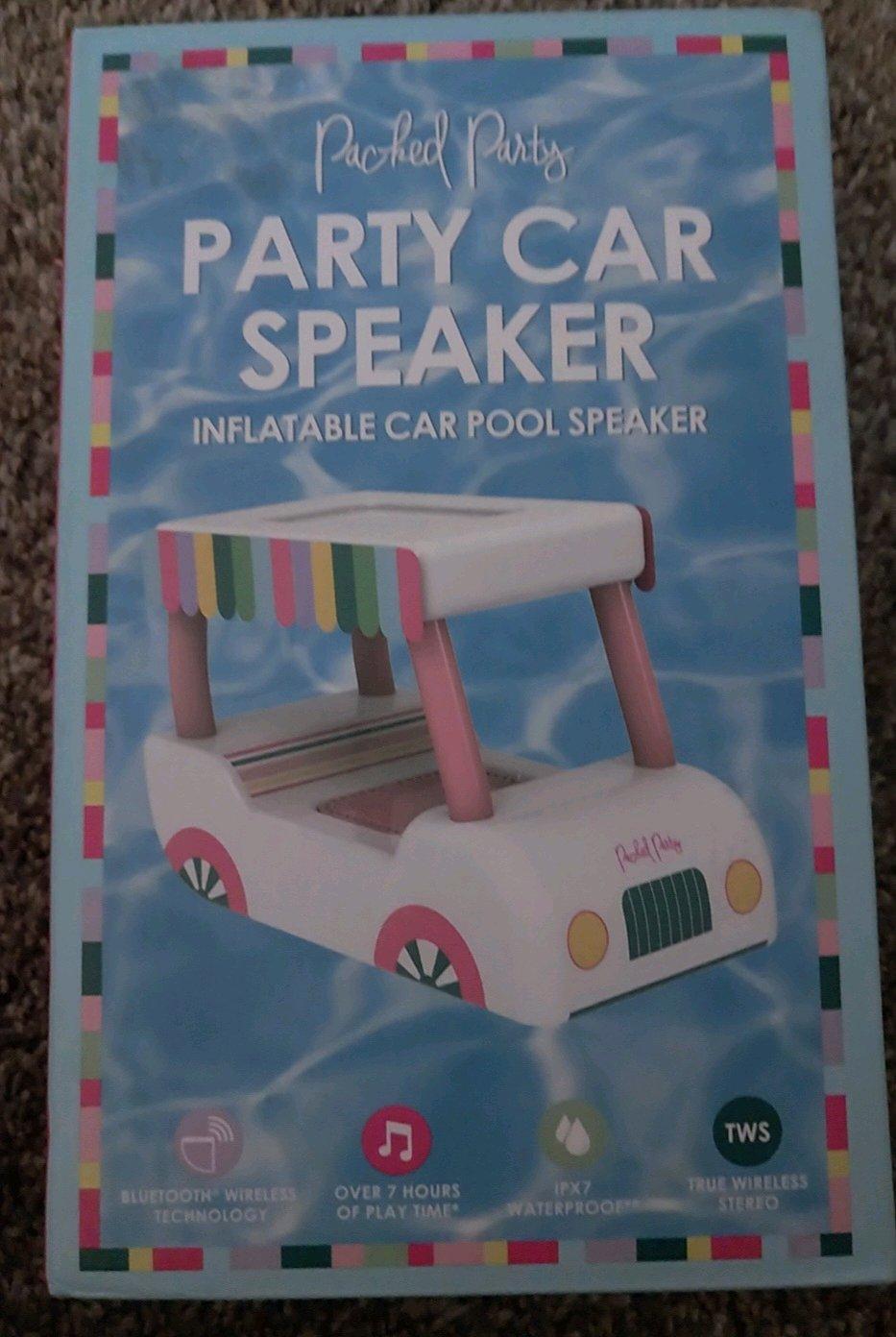 blow up floating bluetooth party speaker