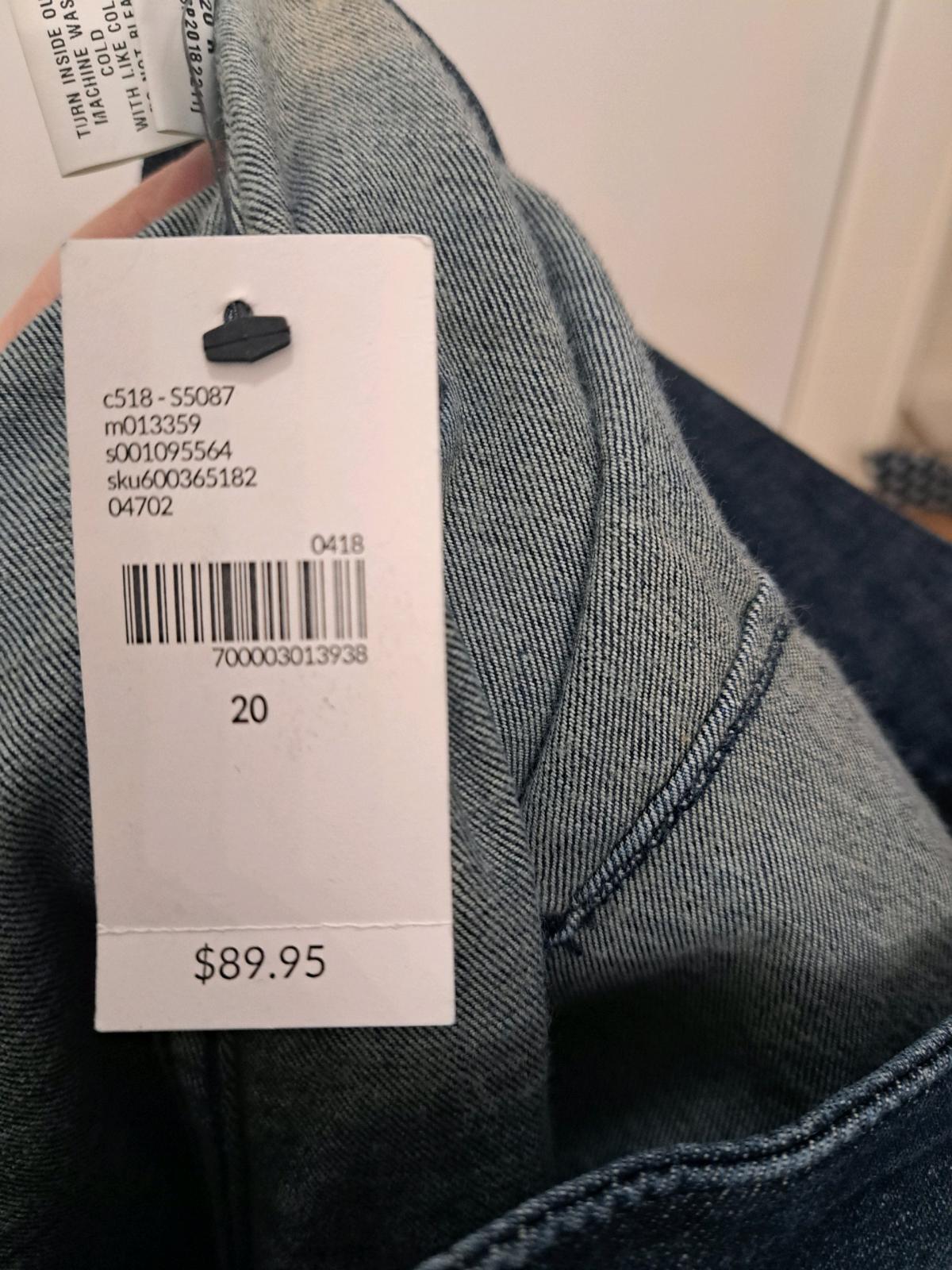 Lane Bryant New Super Stretch Denim Skinny Jeans