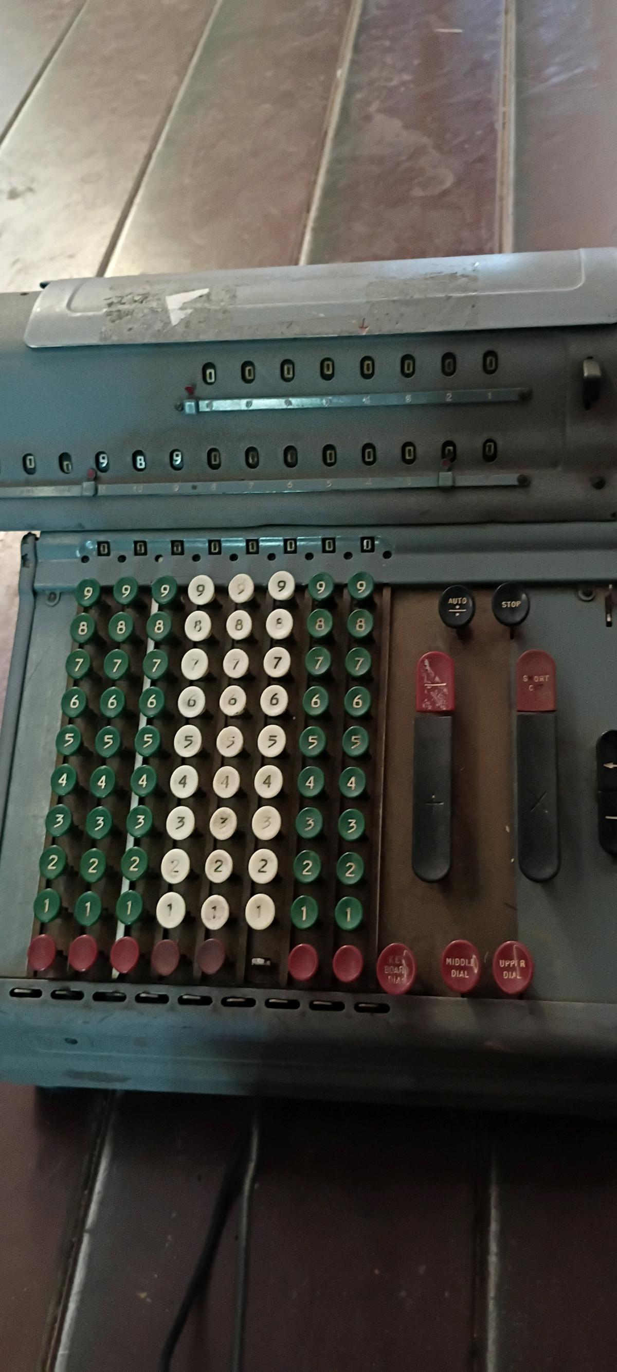 vintage 1930 marchant calculating machine