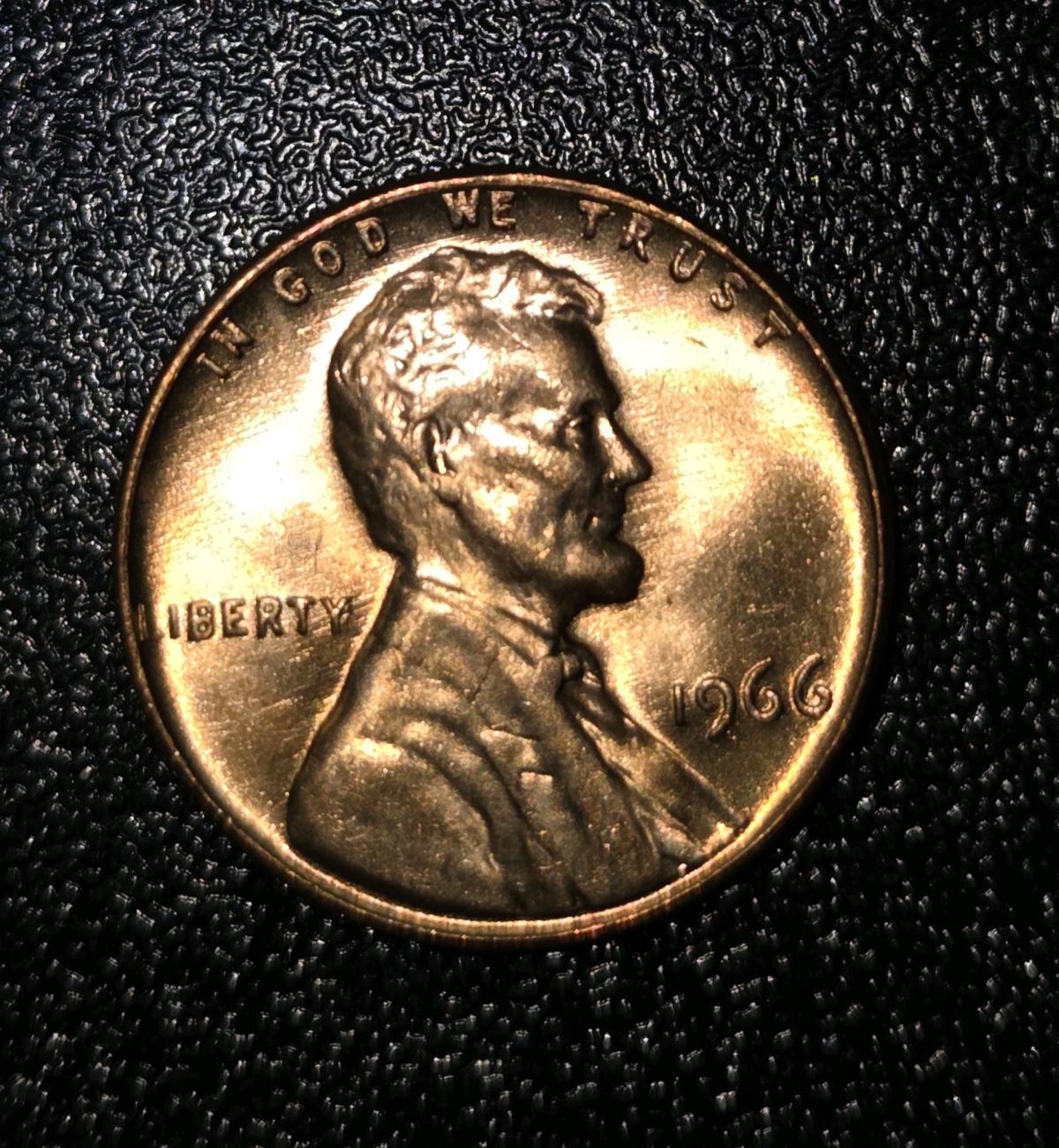 4 uncirculated Lincoln Cents in excellent condition