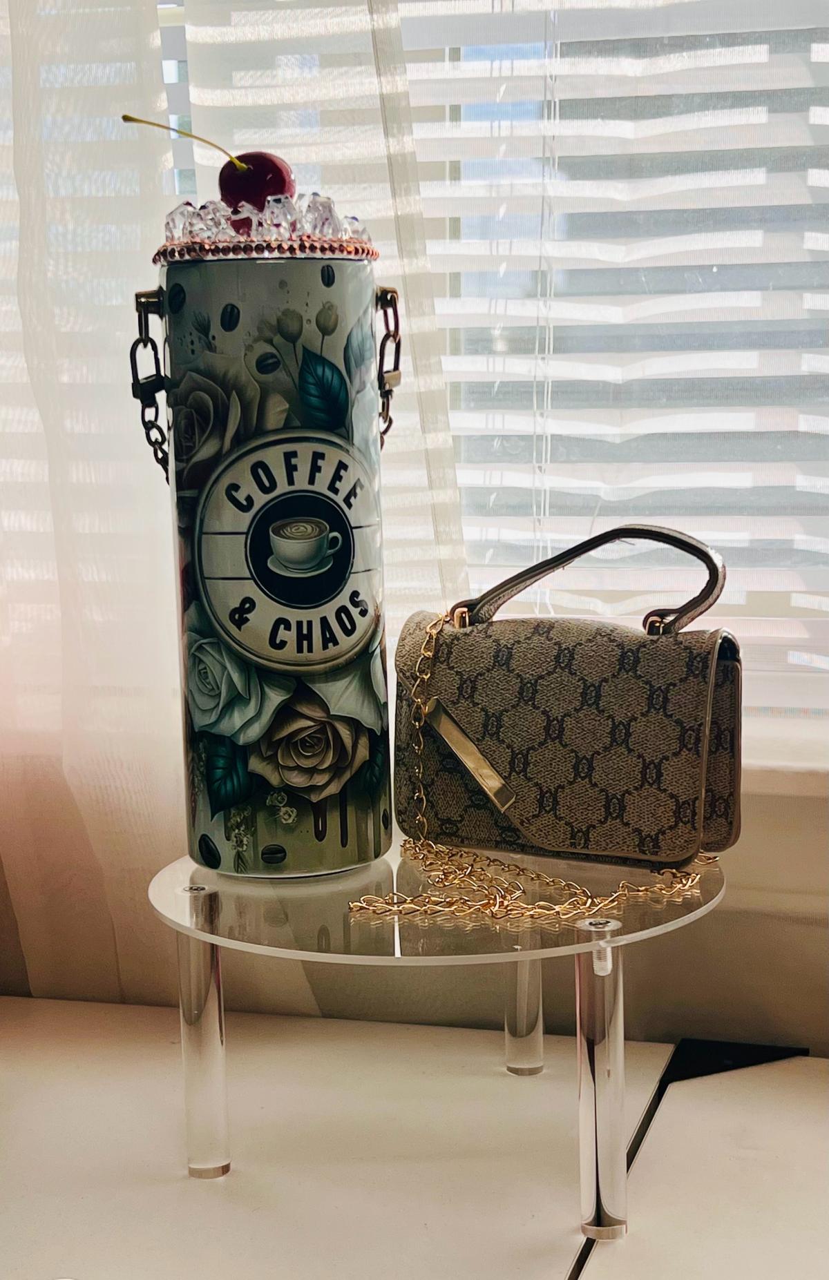 Mini crossbody bag and Tumbler Set