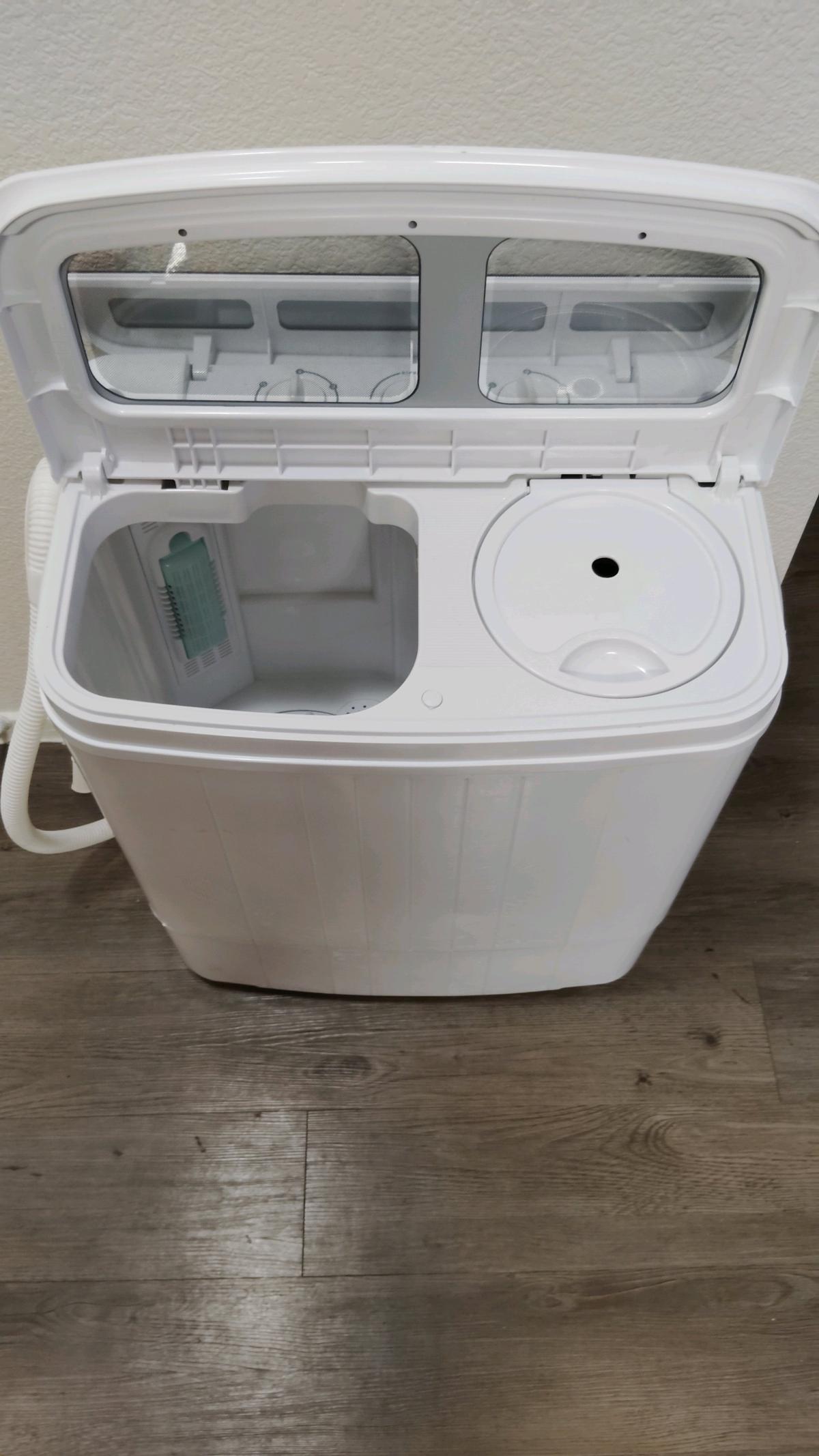 Portable Mini Washing Machine Compact Twin Tub Washer 88lbs