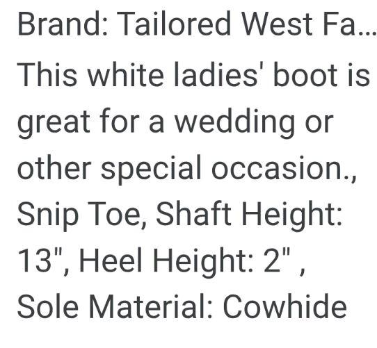 size10 brand new women cowgirl boots text 4422347230