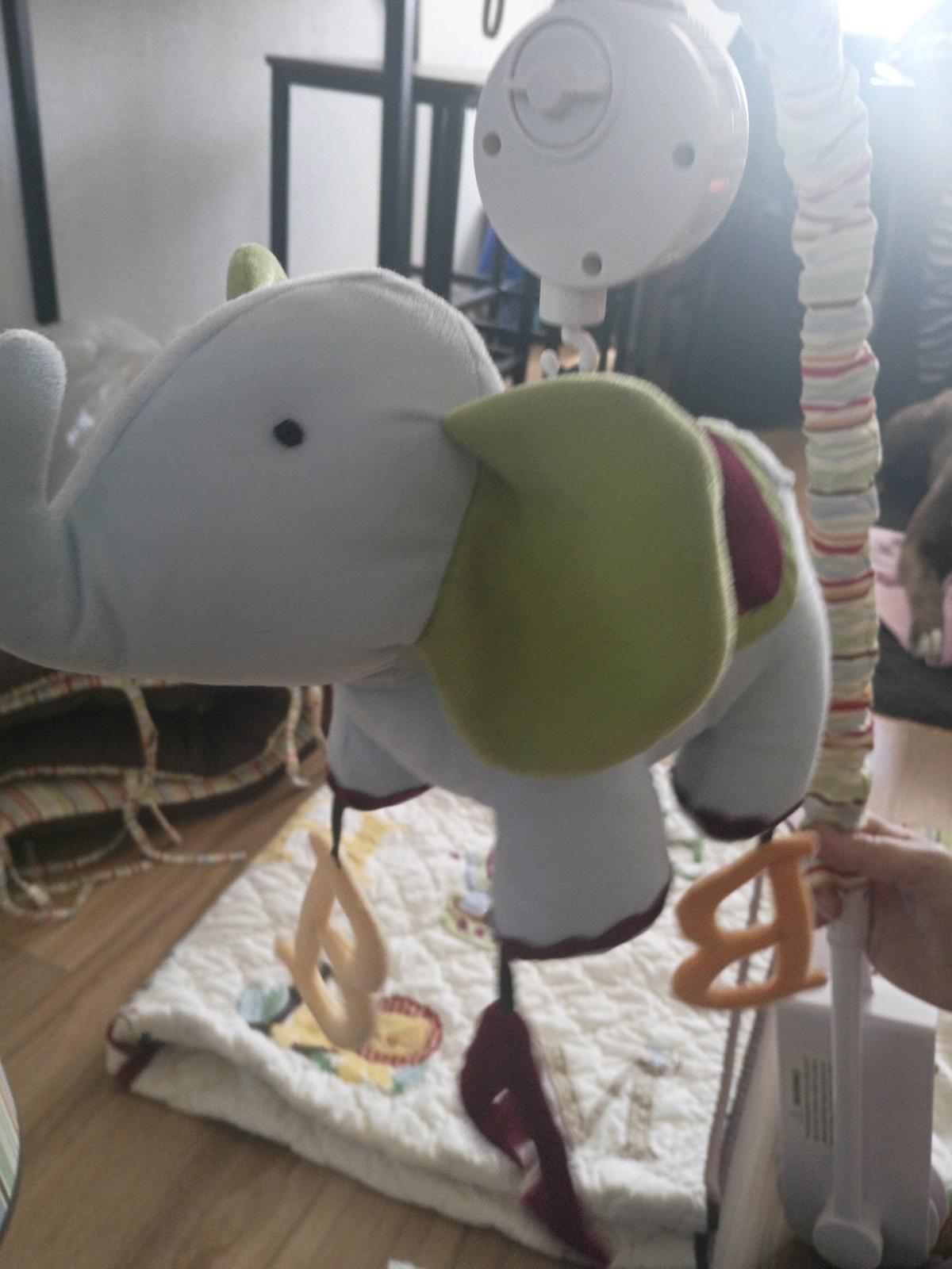 elephant themed crib and bedroom set for baby