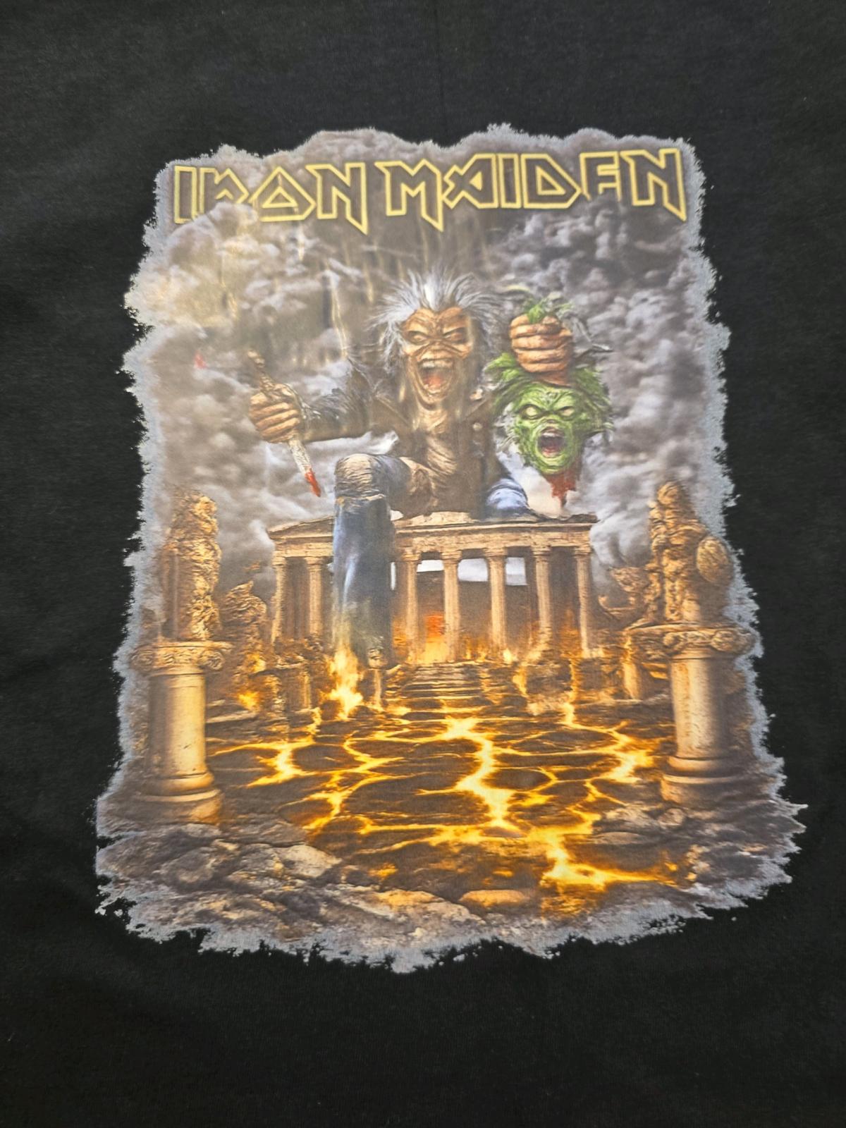 Iron Maiden Athens 2026 tour shirt