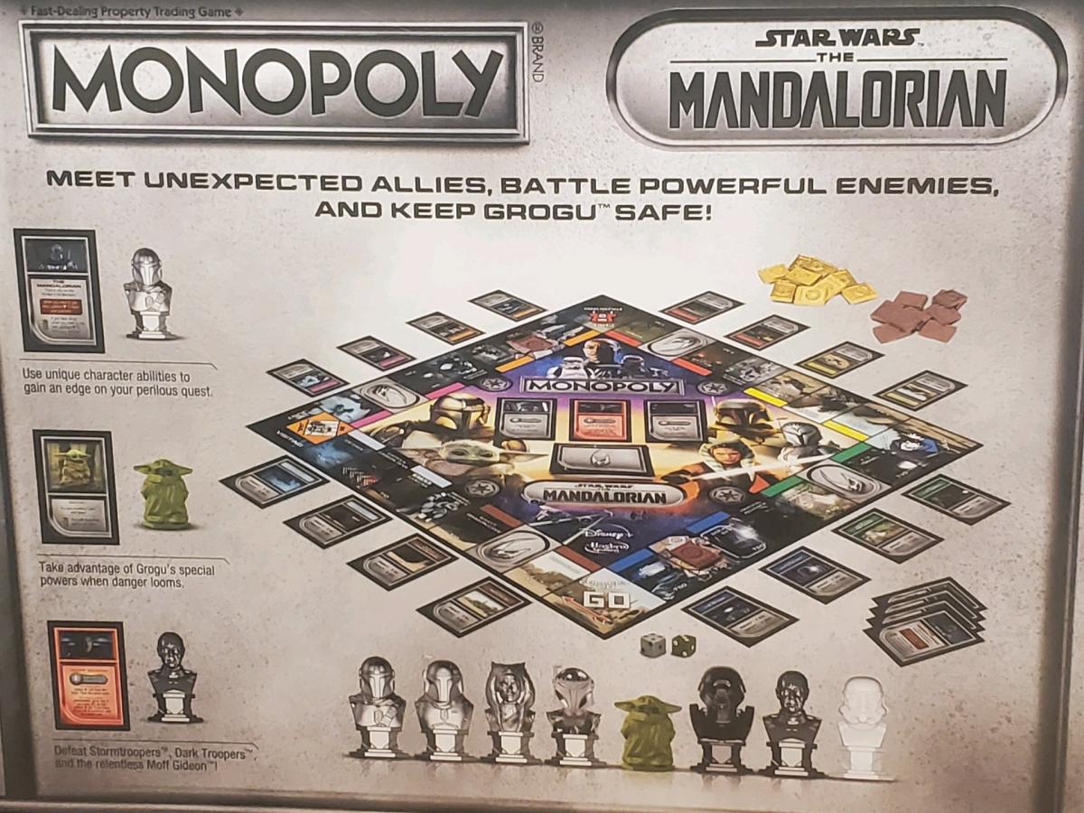 Star Wars Mandalorian Monopoly Board Game