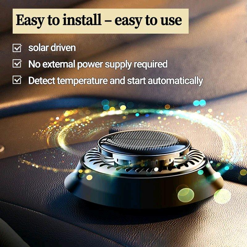 Solar Powered Electromagnetic Car Aromatherapy Diffuser
